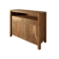 SIDEBOARD Sheesham 120x45x100 braun geölt BUENO #1005 - Braun, Holz (120/100/45cm) - Massivmoebel24