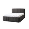 POLSTERBETT Calma Grande 180x200 in Siena Dark Gray - Dunkelgrau, Holz (180/200cm) - Letti Moderni
