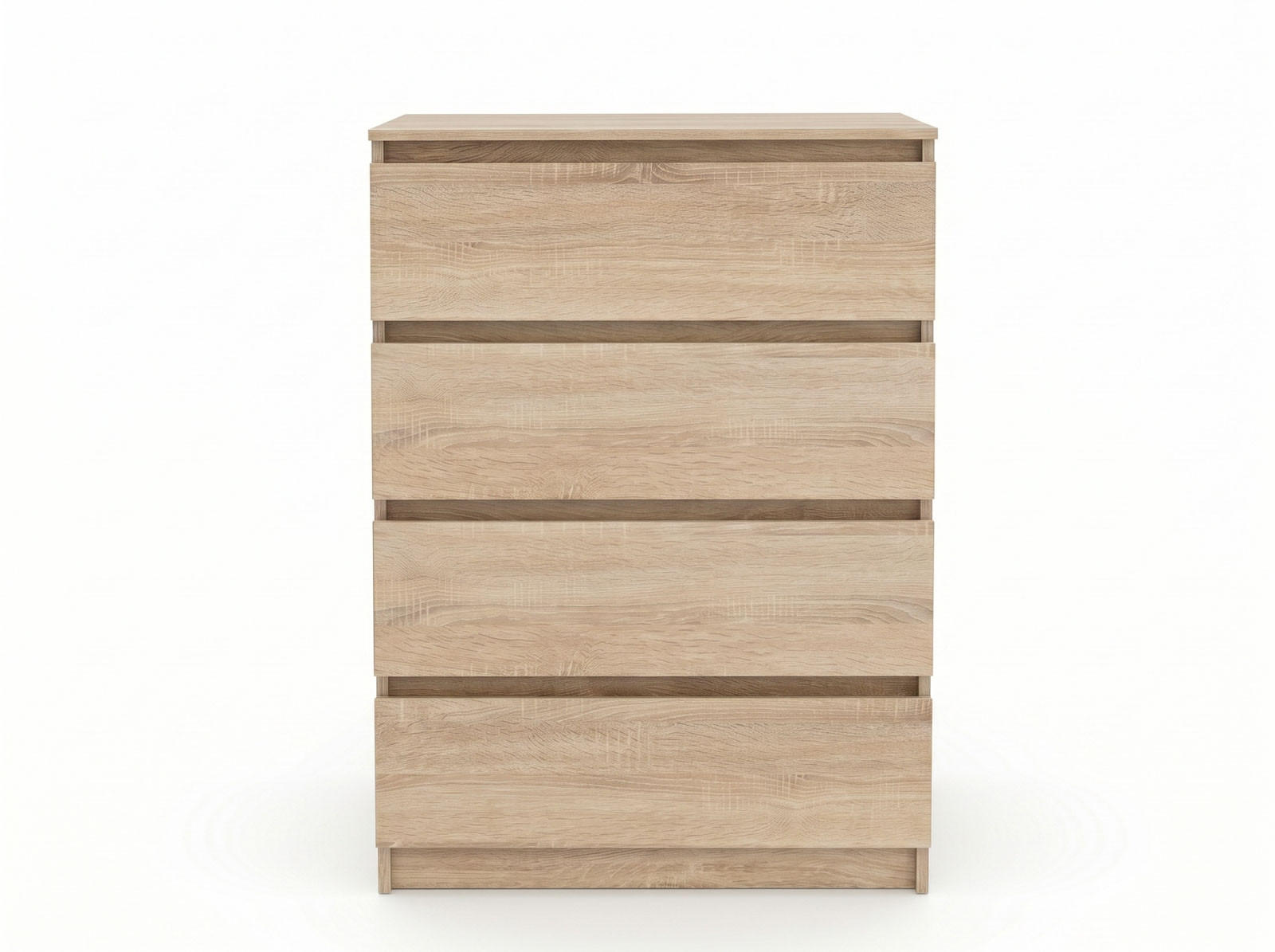 KOMMODE mit vier Schubladen in Sonoma - Sonoma Eiche, Holzwerkstoff (70/100/40cm) - Home Collective
