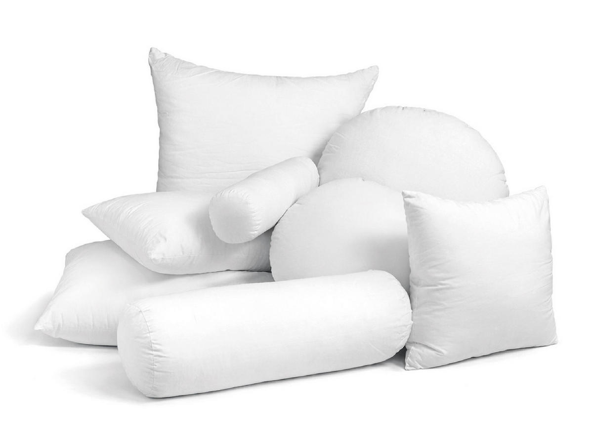 KISSENFÜLLUNG Rund PublikFree Faserbällchen 50 cm Ø - Weiß, Naturmaterialien/Kunststoff (50/50cm) - beties Heimtextil