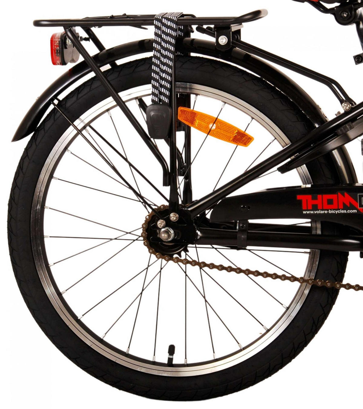 KINDERFAHRRAD Thornbike - Jungen - 20 Zoll - Rücktritt + Handbremsen - Schwarz/Rot - Rot, Metall (60cm) - TPFSports