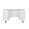 KINDERSCHREIBTISCH Zara - Weiß, Holzwerkstoff (123.4/76/60cm) - RAUMHIRSCH FURNITURE