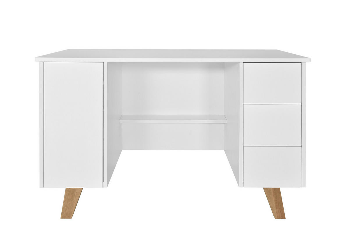 KINDERSCHREIBTISCH Zara - Weiß, Holzwerkstoff (123.4/76/60cm) - RAUMHIRSCH FURNITURE