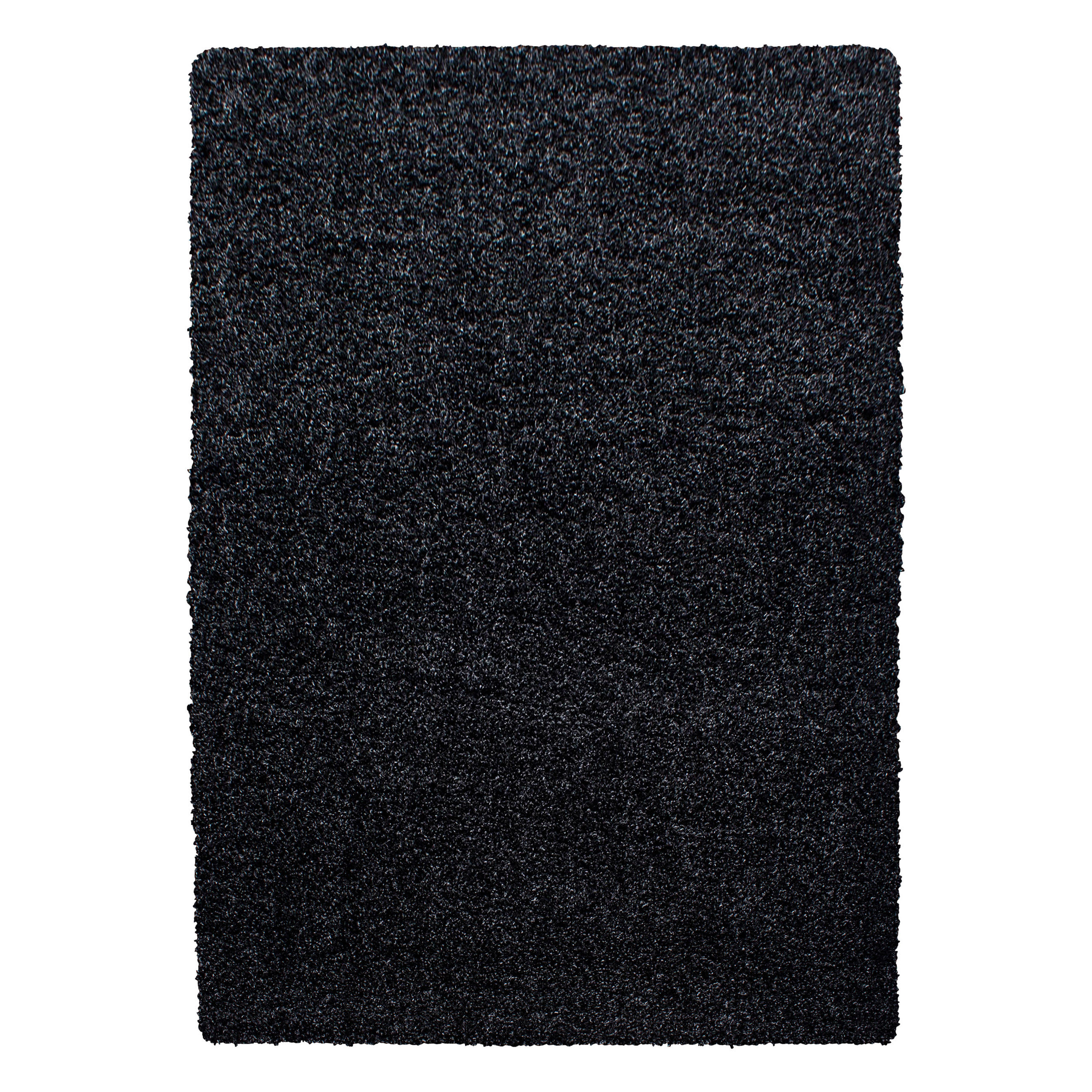 HOCHFLORTEPPICH Shaggy Uni Kuschelig Waschbar Wohnzimmer Anthrazit 300x400 cm – RHEIN - Anthrazit, Textil (400/300cm) - KADIMA DESIGN