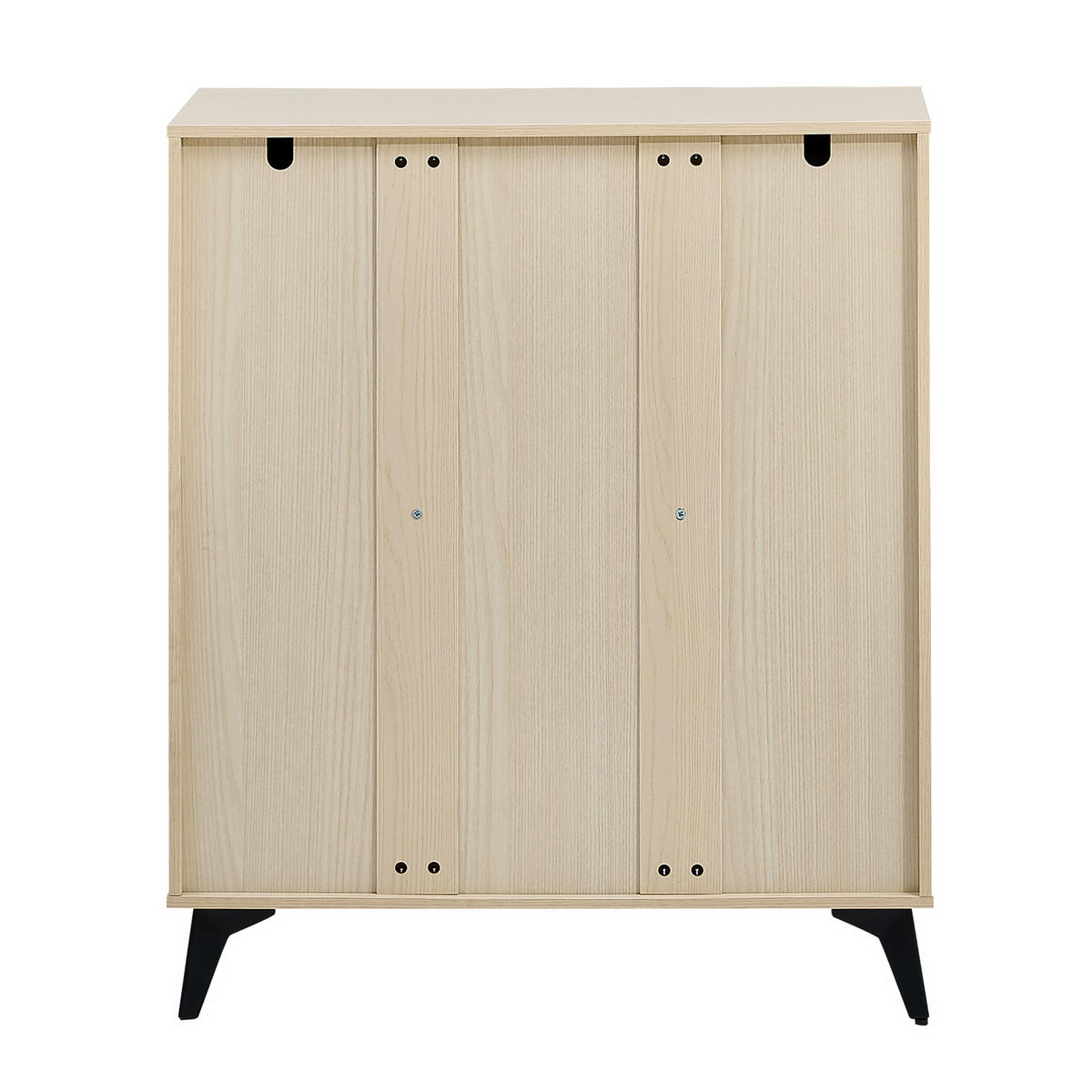 SCHUHSCHRANK DE-37707 75/35/90 cm mit 2 Türen und 1 Schublade Helle Holzfarbe - Naturfarben, Holzwerkstoff (75/90/35cm) - ComfortXL