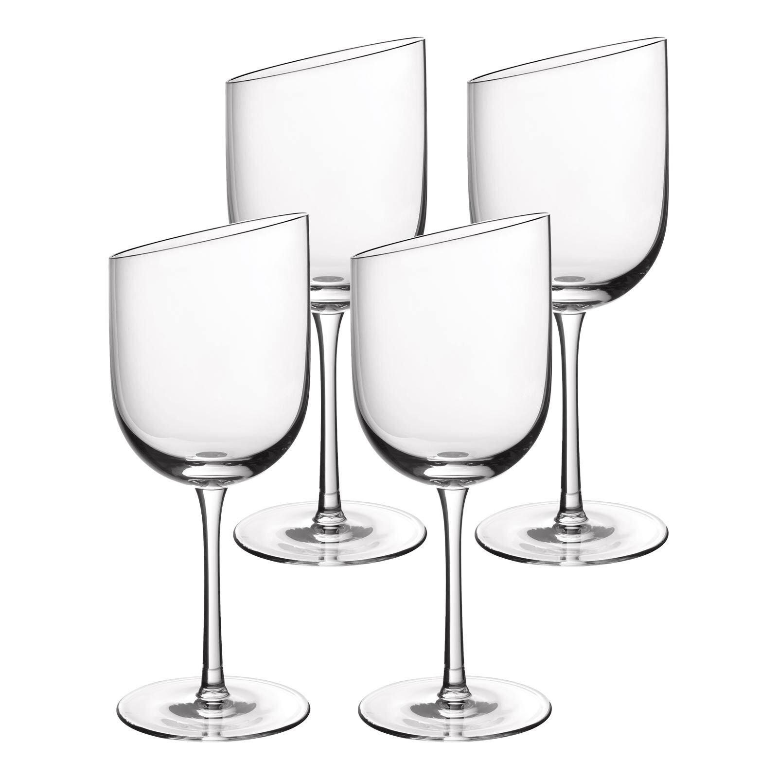 ROTWEINGLÄSER NewMoon transparent 405 ml 4er Set - Transparent, Glas (0.405L) - Villeroy & Boch