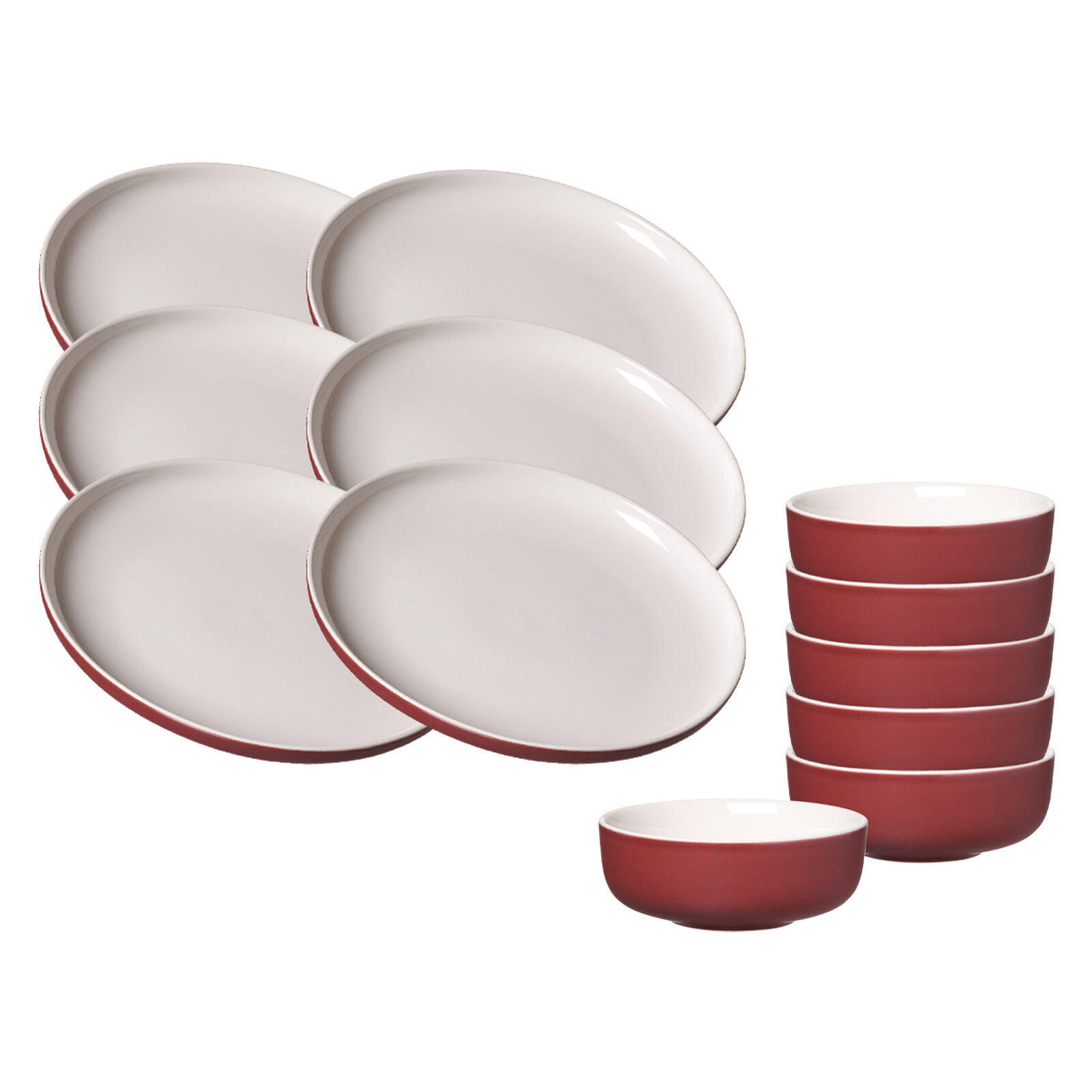 FRÜHSTÜCKSSET Jasper beere 12er Set - Beere, Keramik (1/1/1cm) - Ritzenhoff Breker