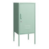 NOČNÍ SKŘÍŇ Hausjärvi - mátově zelená, kov (35/82/35cm) - [en.casa]