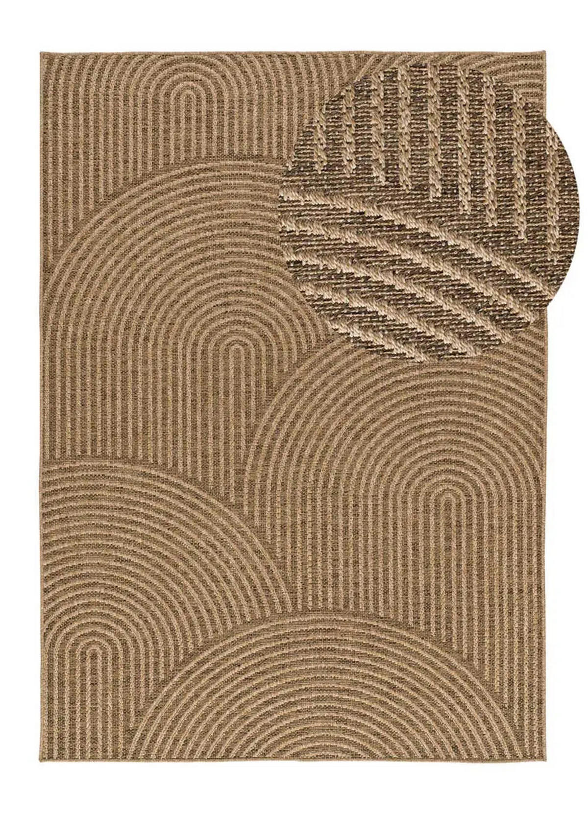 OUTDOORTEPPICH Natürlich Acra 80/150 cm - Braun, Naturmaterialien/Textil (80/150cm) - Atticgo