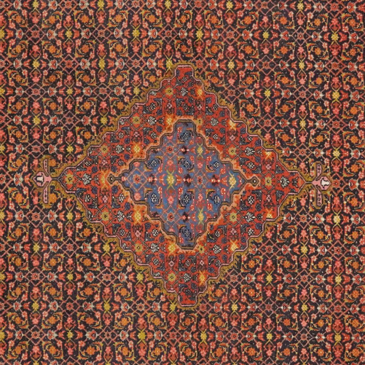ORIENTTEPPICH handgeknüpft Ardebil Blau 297/200 cm Schurwolle - Blau, Textil (200/297cm) - Looma