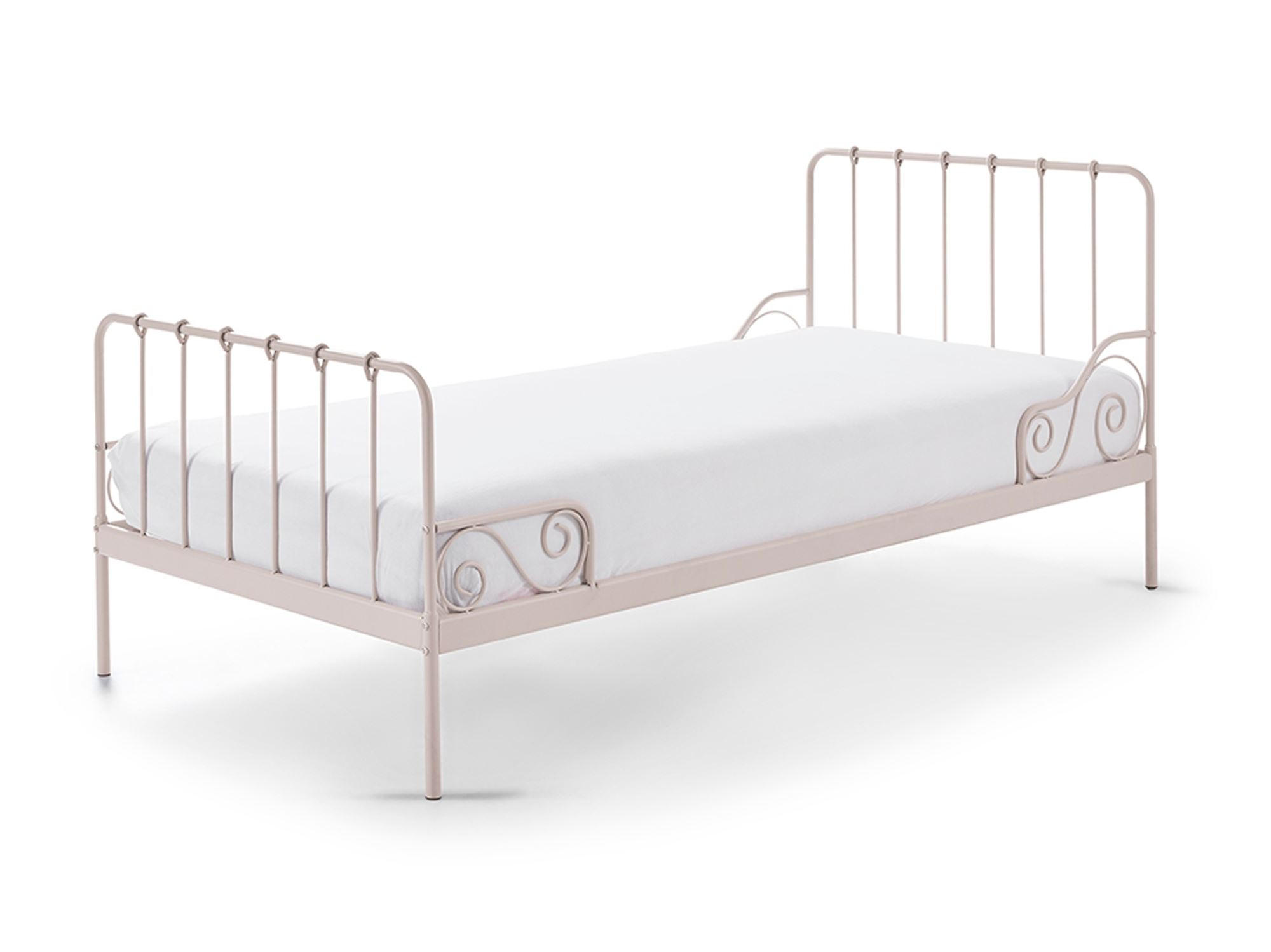 METALLBETT Kamenka 205x90x95 aus Metall in rosa - Pink, Metall (90/200cm) - 58aufmkessel