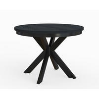 ESSTISCH BAGIO - Schwarz, Holzwerkstoff (100/100/77cm) - Meblini