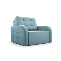 SCHLAFSESSEL Porto 80 - Hellblau - Hellblau, Holz (101/90/100cm) - Möblo