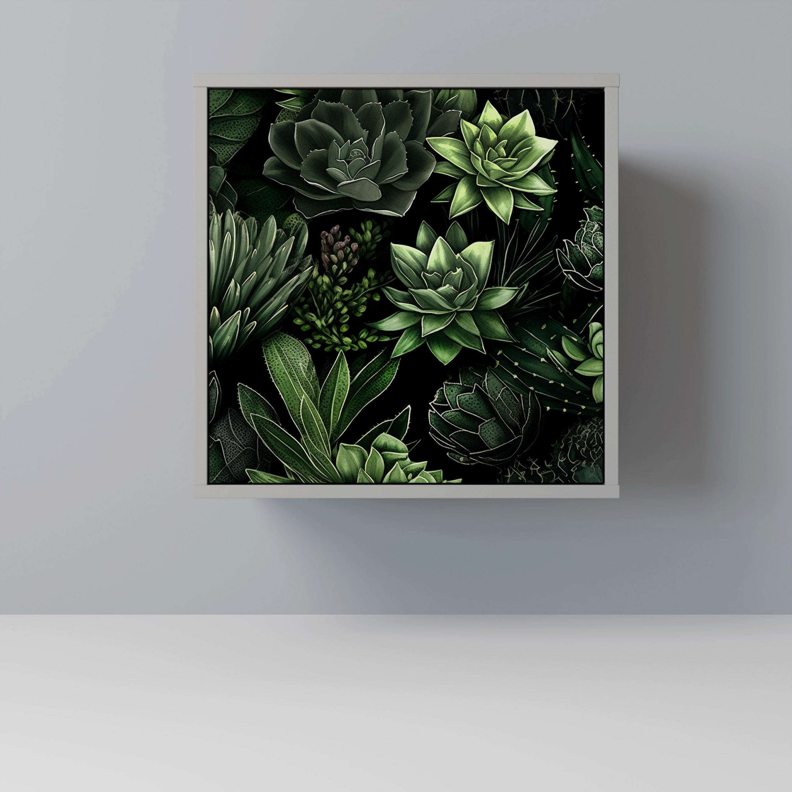 SpaceRebels Sideboard Grau 57.5x57.5x42 cm