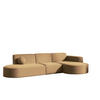 ECKSOFA Sunday - Braun, Holzwerkstoff (296/78/165cm) - Fun Möbel