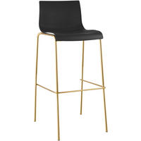 BARHOCKER Hover 100x43x48 cm schwarz - Schwarz, Kunststoff (43/100/48cm) - furnicato