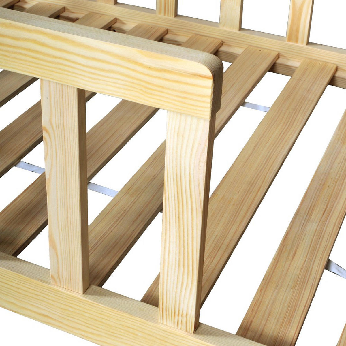 KINDERBETT NINO MIT LATTENROST/ Kinderbett 70x140 - Naturholz - Naturfarben, Holz (70/140cm) - Weber Industries