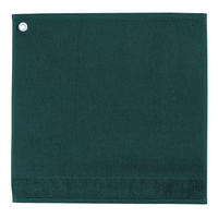 HANDTUCH MIT ÖSE Curl tannengrün 50 x 50 cm - Waldgrün, Textil (50/50cm) - Winkler