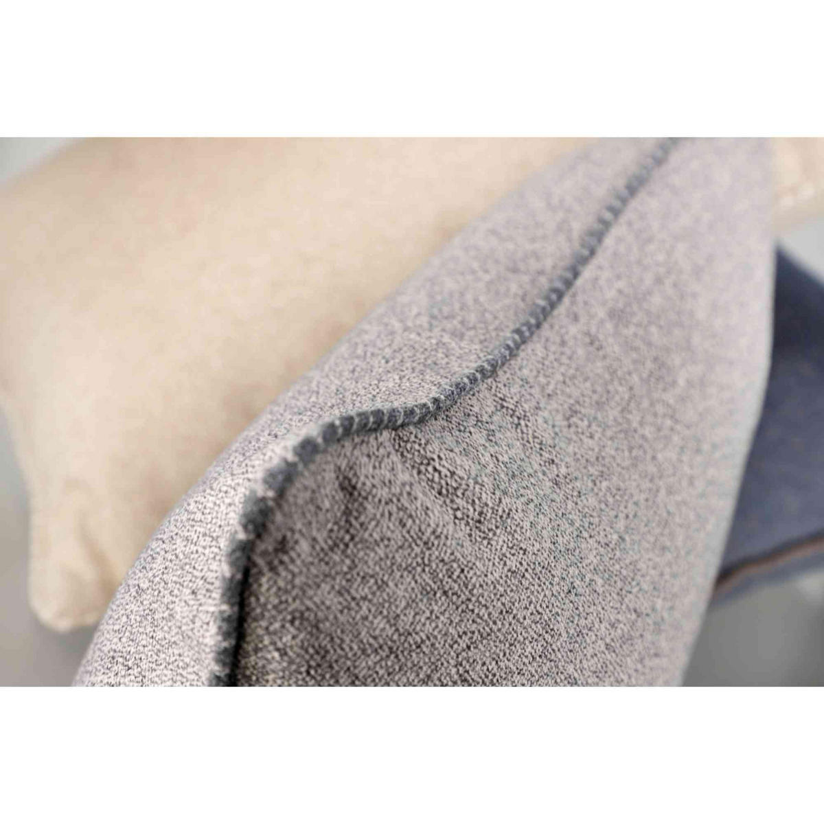ZIERKISSENHÜLLE DEKOKISSENHÜLLE FUN 2er Set - Grau, Textil (58/38cm) - Esprit