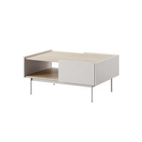 COUCHTISCH Color Beige, mit Schubladen - Beige, Holzwerkstoff (65/97/45cm) - Bettso