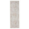 VINTAGE-LÄUFER George waschbar 80x240 cm - Beige/Rosa, Kunststoff (80/240cm) - benuta