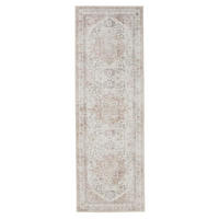 VINTAGE-LÄUFER George waschbar 80x240 cm - Beige/Rosa, Kunststoff (80/240cm) - benuta