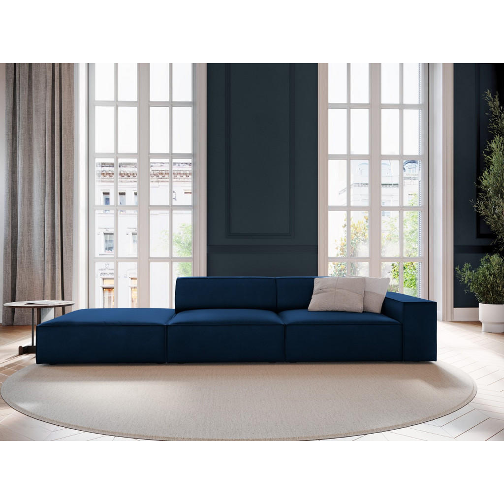 Thumbnail - Micadoni Sofa, Blau, Textil, 3-Sitzer, 262x70x102 cm, Hergestellt in Europa, Oeko-Tex®, Wohnzimmer, Sofas & Couches, Sof...