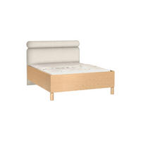 BETT MIT BETTKASTEN Sanden SN-11 160 x 200 cm Eiche Bookmatch - Eichefarben, Holz/Holzwerkstoff (160/200cm) - Koseto