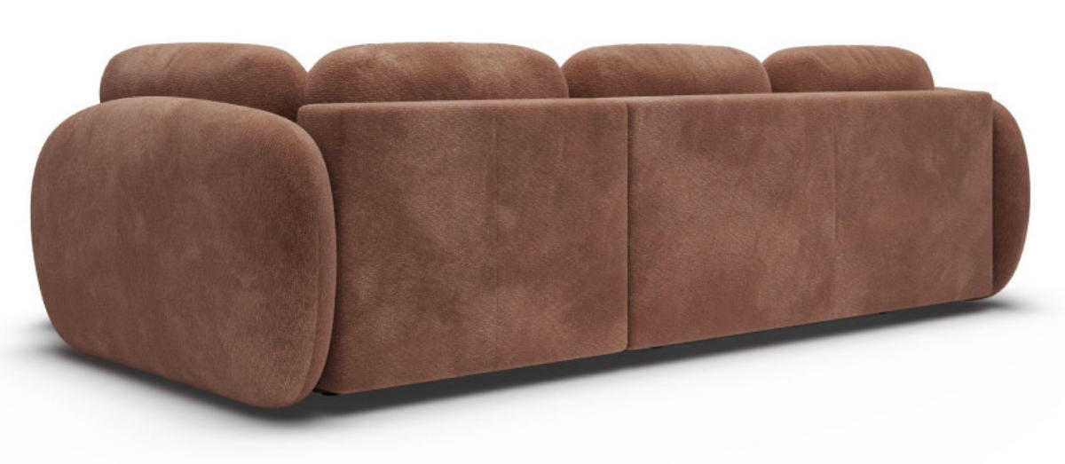 ECKSOFA Braun Olivio II Ausziehbar Rechts - Braun, Textil (190/289cm) - Sepro Meble