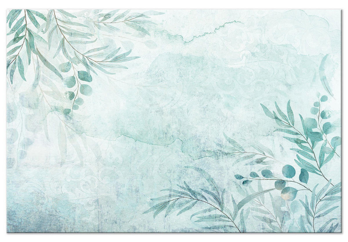 KUNSTDRUCK Grün 90/60 cm - Grün, Textil (90/60cm) - KUNSTLOFT