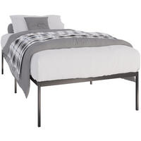 METALLBETT 105.5/205.5/42.5 cm Metall Schwarz - Schwarz, Metall (105.5/205.5cm) - CLP