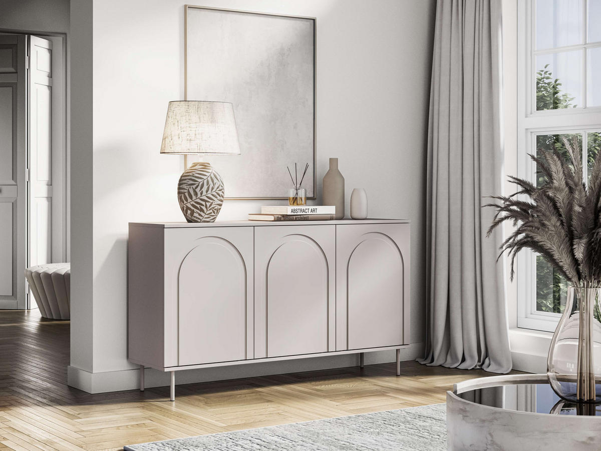 KOMMODE – 150 cm – Orvella – Kaschmir - Kaschmir, Holzwerkstoff (150/85/40cm) - hi-markt