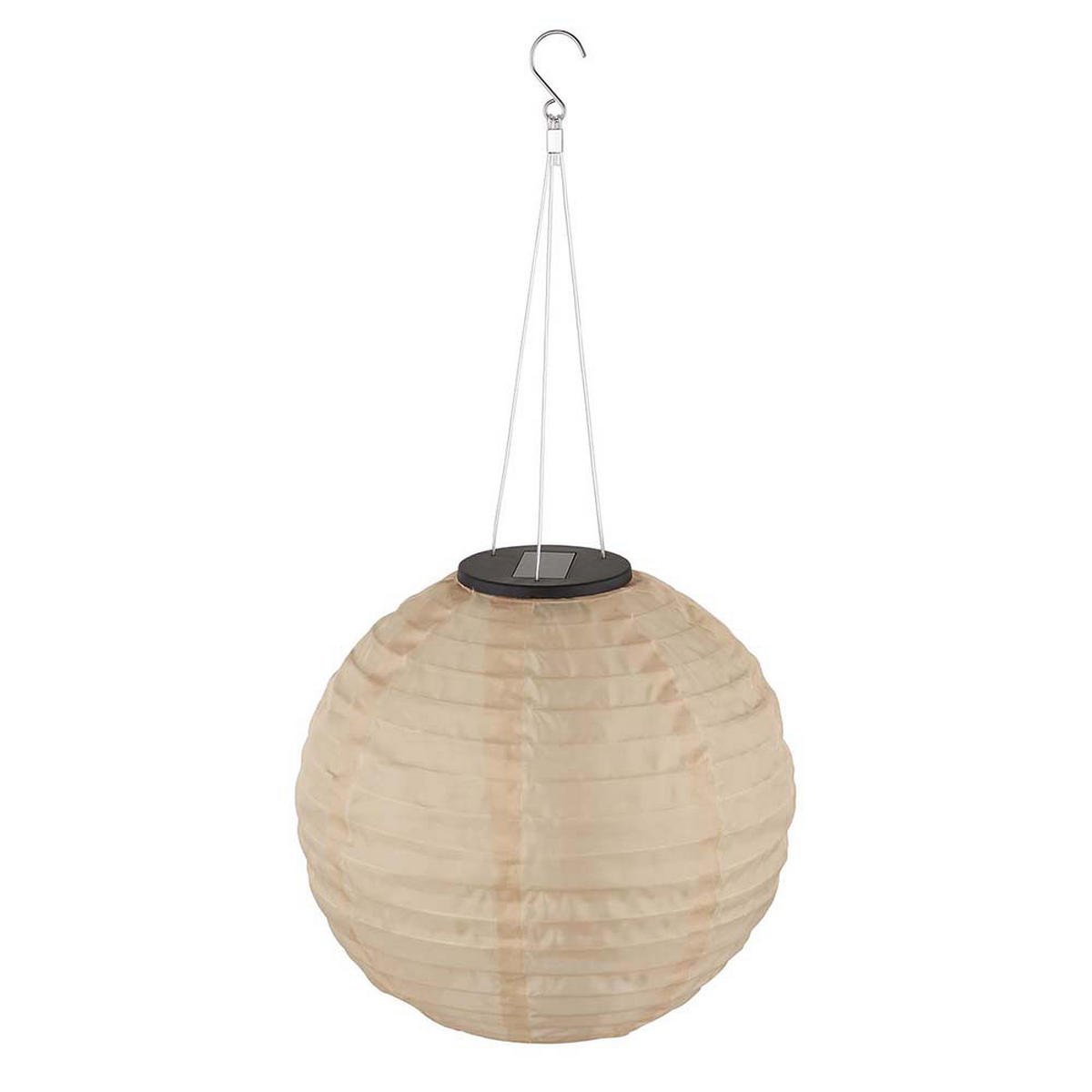 LED AUSSENHÄNGELEUCHTE Lampion Beige 2er Set - Beige, Metall (30/30/55cm) - Globo Lighting