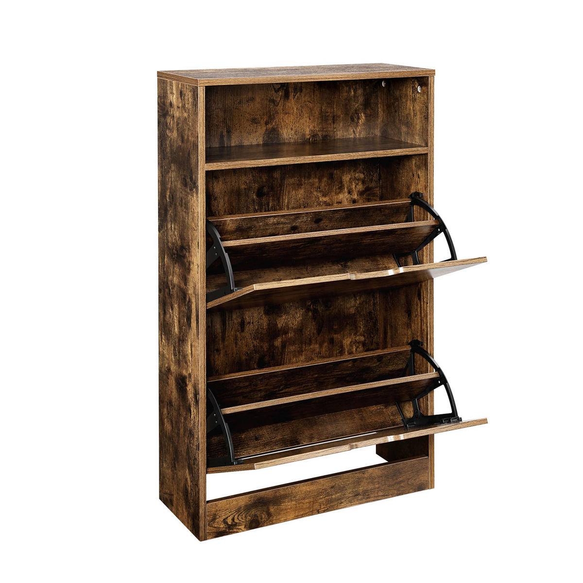 SCHUHSCHRANK - Braun, Holzwerkstoff (24/102/60cm) - Hansiro