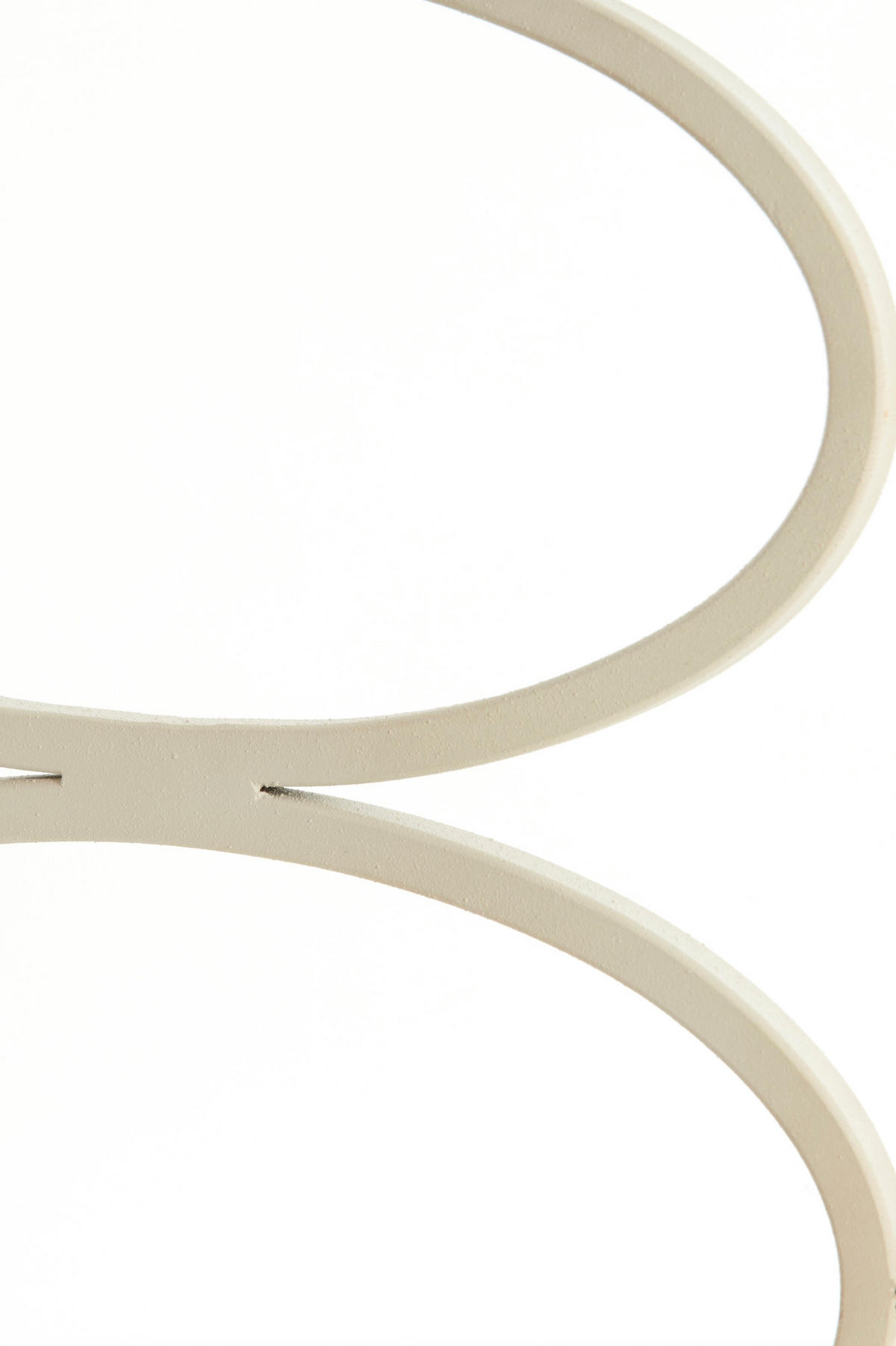 LAMPENFUSS Stelius Weiß Ø33/42 cm - Weiß, Metall (33/17/42cm) - Light & Living