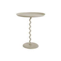 BEISTELLTISCH Zig Zag 44/44/52 cm - Grau, Metall (44/44/52cm) - Leitmotiv