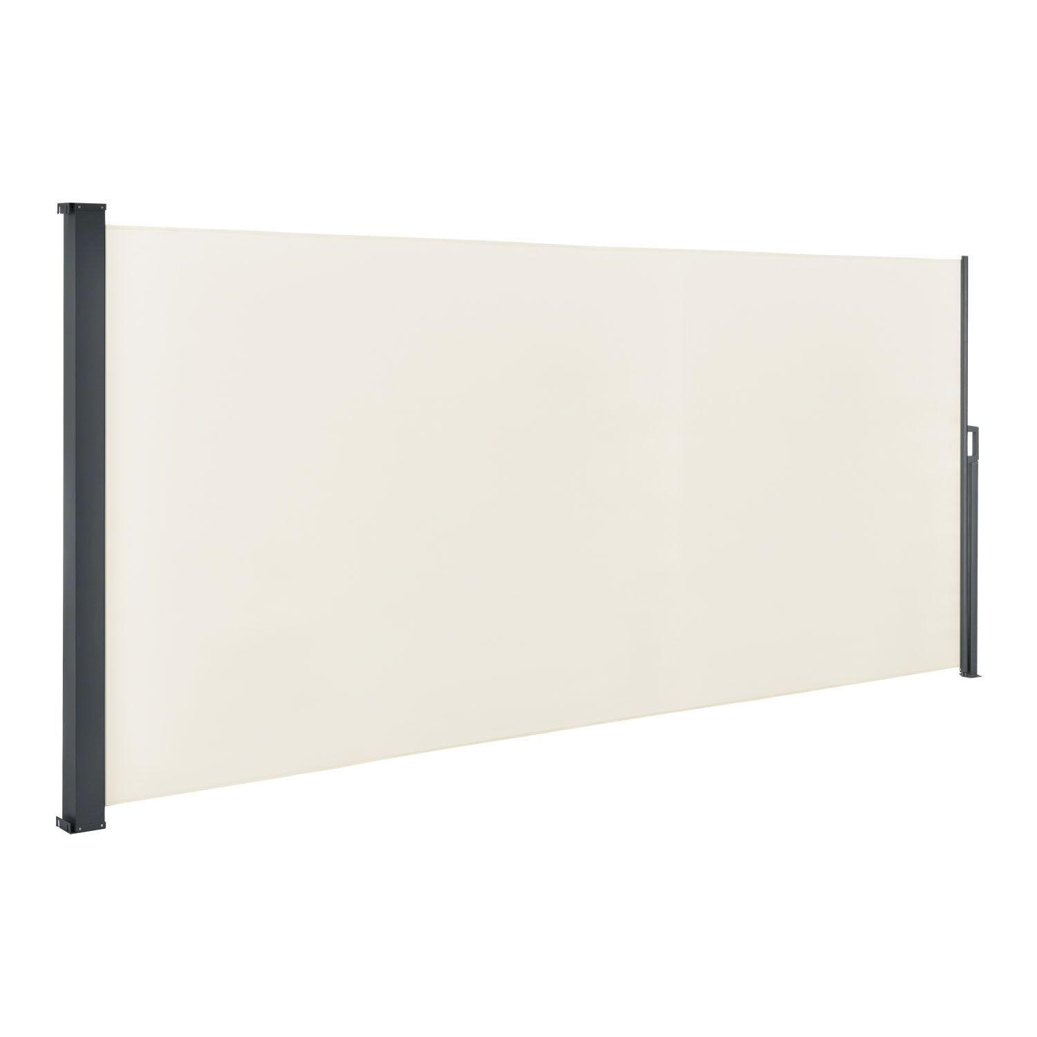 SEITENMARKISE Dubai beige 500x180 cm - Beige, Kunststoff (500/180/500cm) - Juskys