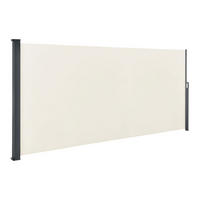SEITENMARKISE Dubai beige 500x180 cm - Beige, Kunststoff (500/180/500cm) - Juskys