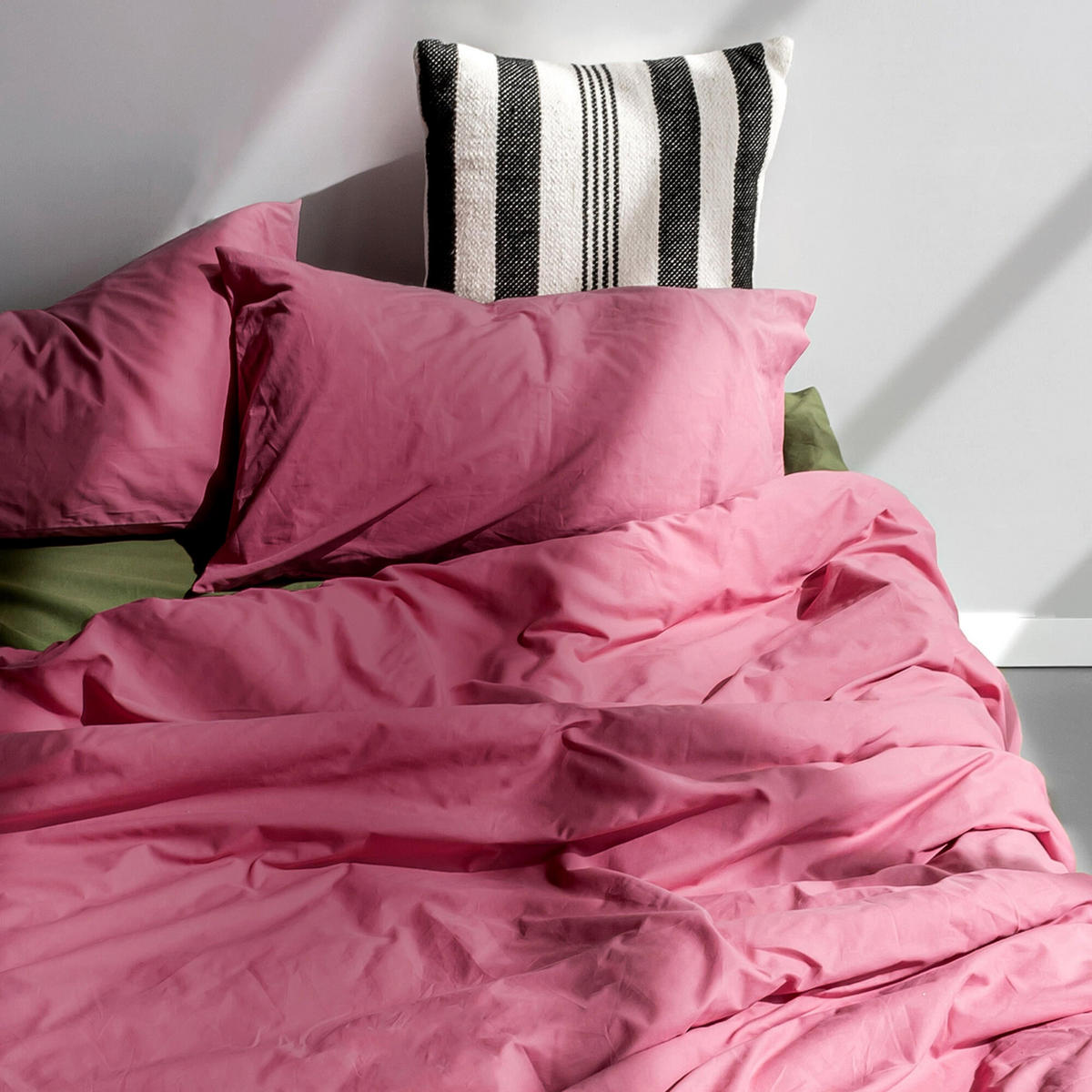 KISSENBEZUG basic 45x155 cm magenta - Magenta, Textil (45/155cm) - Happy Friday