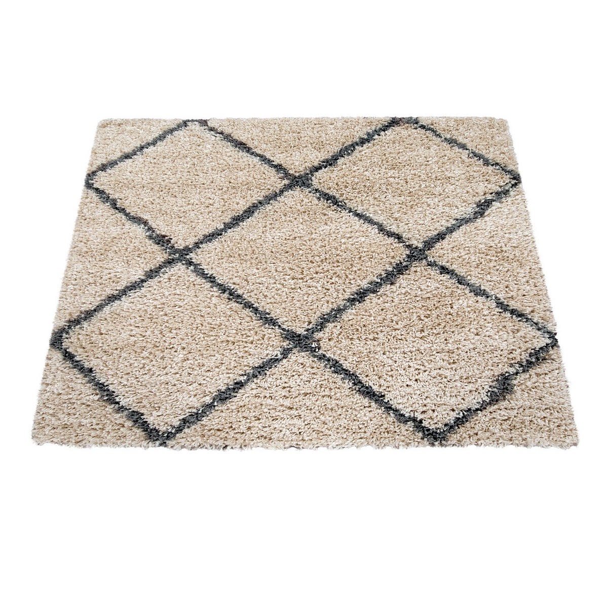HOCHFLORTEPPICH 120/170 cm Kalmar 441 - Hellbraun, Textil (120/170cm) - Paco Home