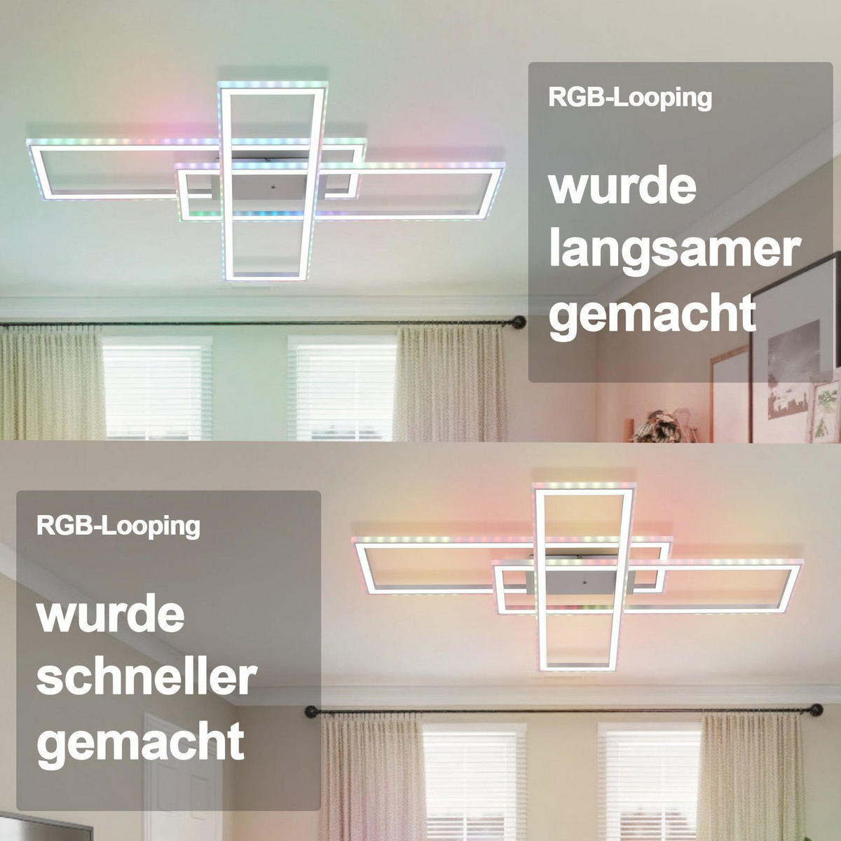 LED-DECKENLEUCHTE Karla 101/71/7 cm - Weiß, Metall (101/71/7cm) - Nettlife