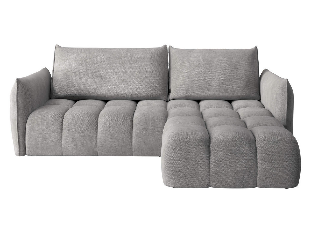 ECKSOFA Marsala, Seite: Rechts - Schwarz/Grau, Holz/Kunststoff (245/167cm) - MIRJAN24