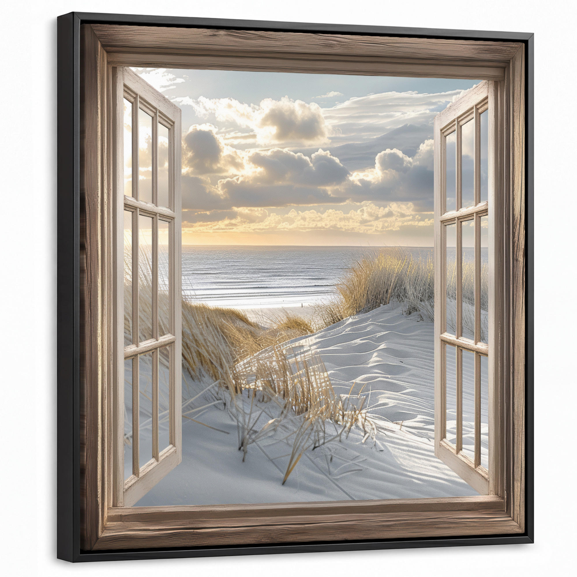 MuchoWow Leinwand Sand 50x50 cm