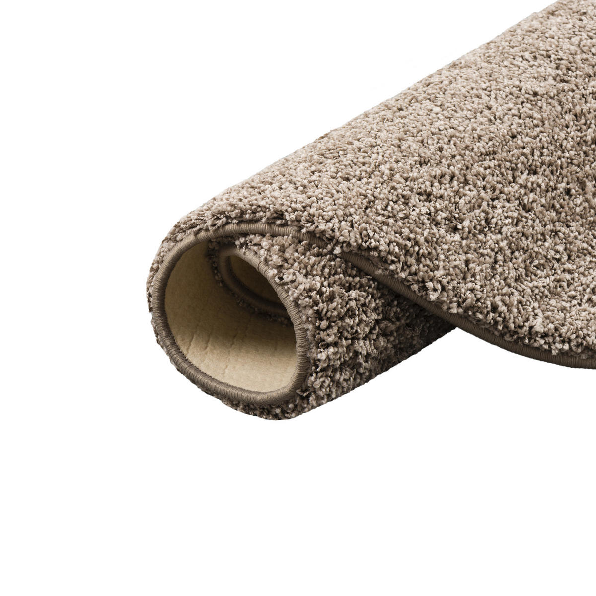 LUXUS HOCHFLOR LANGFLOR TEPPICH MILANO RUND - Mauve, Textil (200/200cm) - Snapstyle