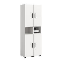 WOHNKOMBINATION THE ONE (B/H/T: ca. 65/178/34 cm) in Weiß/weiß - Weiß, Holzwerkstoff (65/178/34cm)