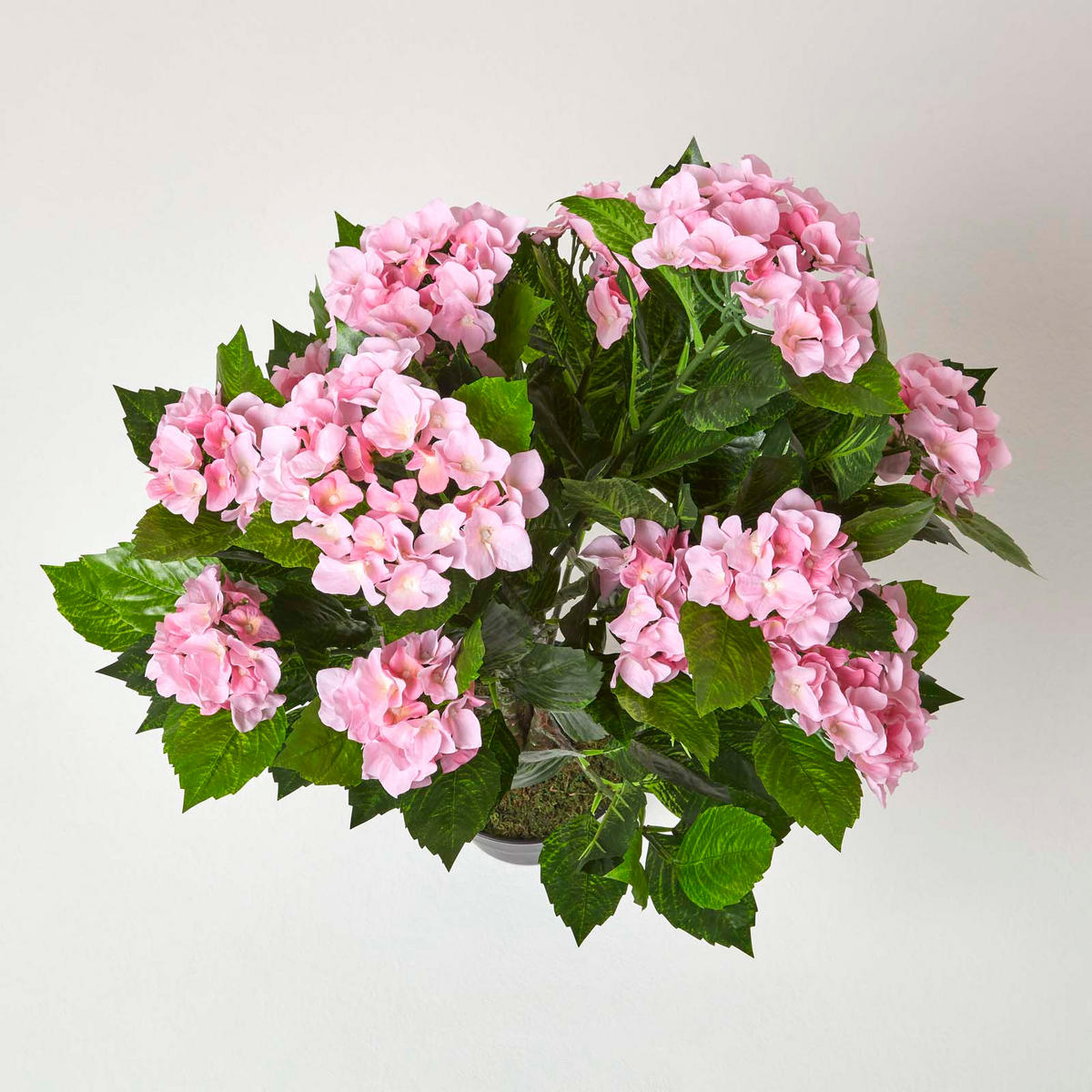 KUNSTBLUME Hortensien rosa, 85 cm - Rosa, Kunststoff (85cm) - Homescapes