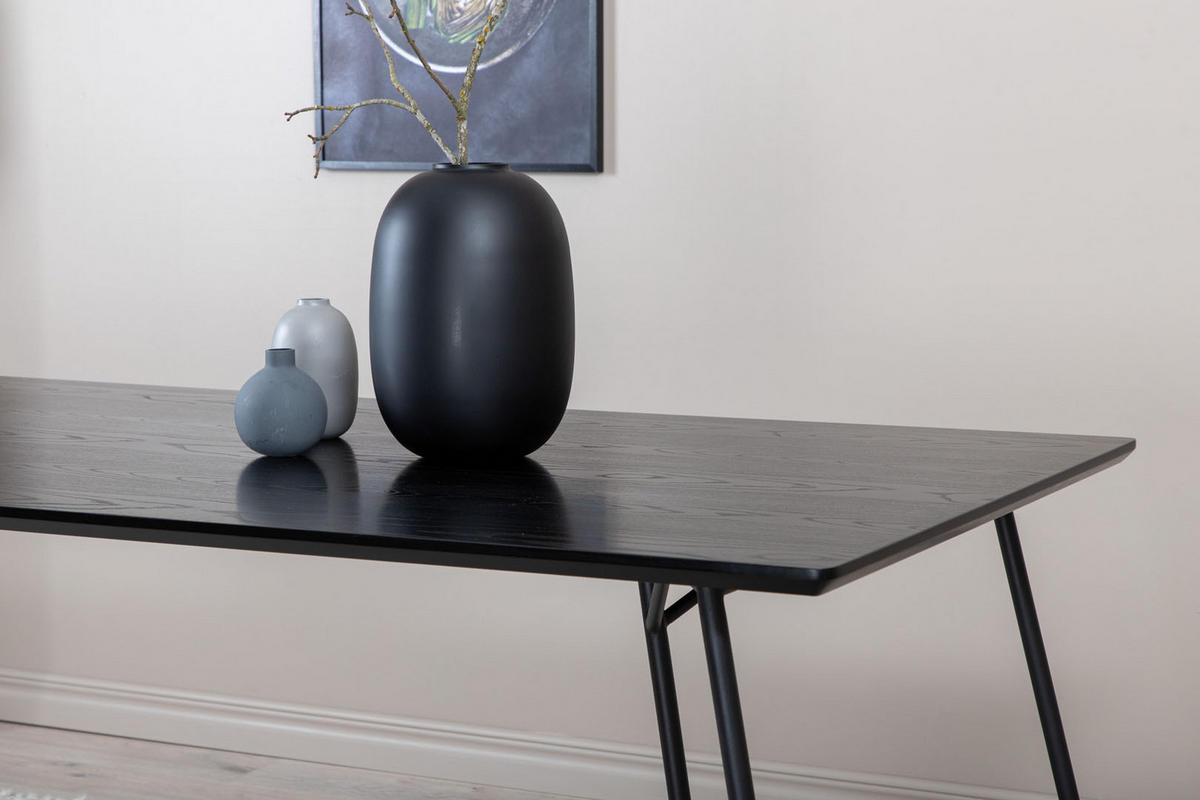 ESSTISCH 90x190 cm schwarz - Schwarz, Holzwerkstoff (190/90/75cm) - ebuy24