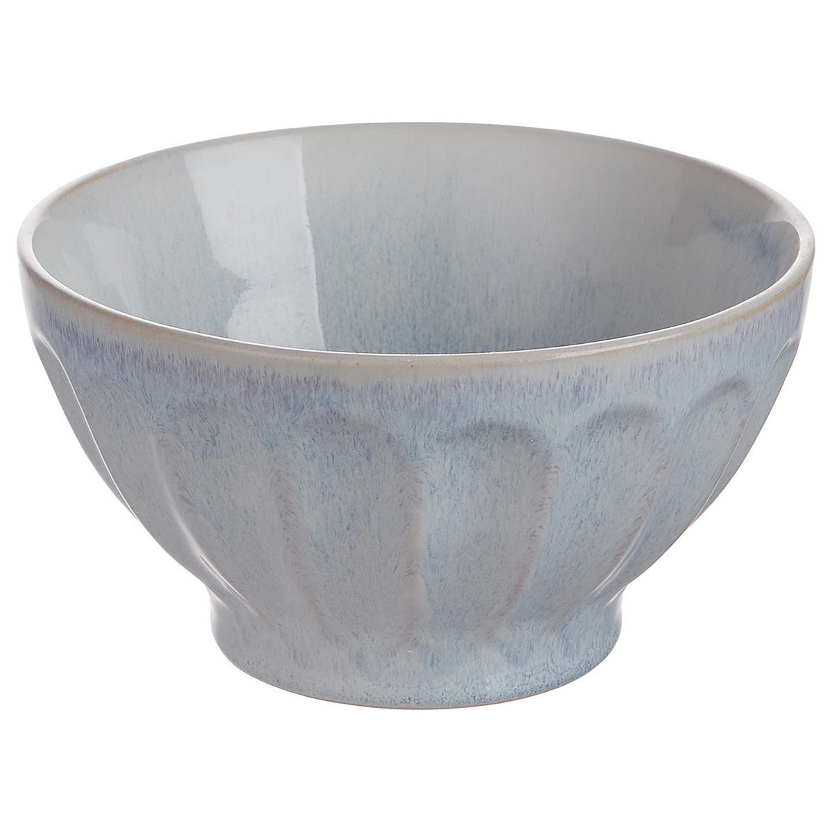 SCHÜSSEL (4er Set) Bergamo - Hellblau, Keramik (16/16/9cm) - Butlers