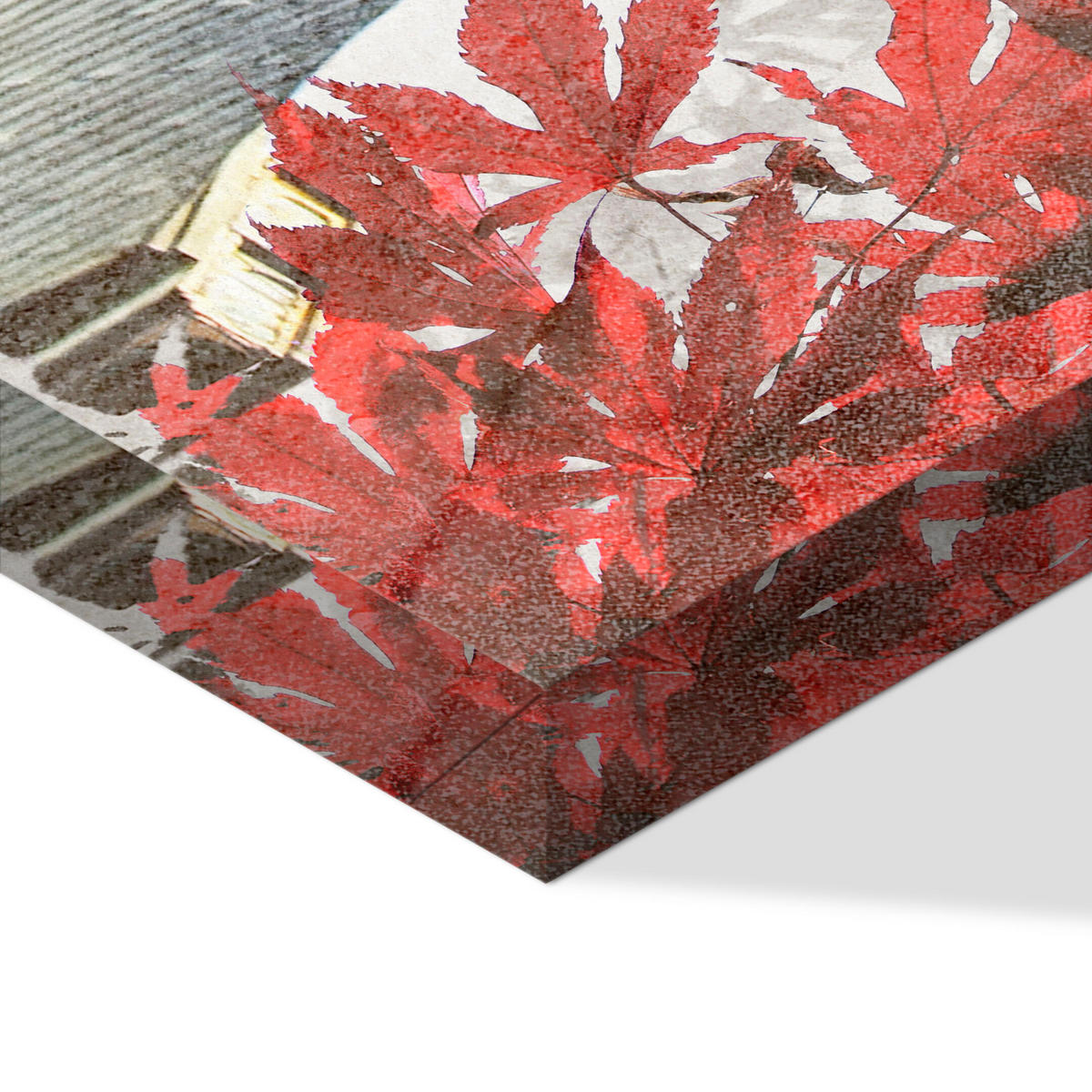 LEINWANDBILD Japanische 5-tlg. 200x100 cm - Multicolor, Holz (200/100cm) - LUMASOUL