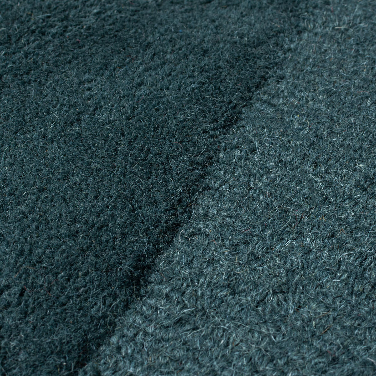 WOLLTEPPICH Hoch-Tief-Design, designstark DEBEN TROY - Türkis, Textil (160/160cm) - KADIMA DESIGN